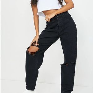 PLT ripped boyfriend jeans